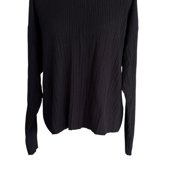 MM LaFleur The Tyler Black Geo Micro Textured Pullover Knit Sweater - M